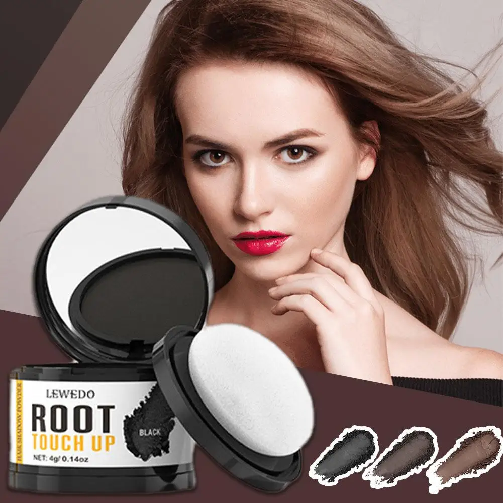 

3 Colors Hair Line Powder Instantly Black Brown Root Cover Up Hair Coverag Paint Repair Fill In Hair Shadow for women and M B3H5