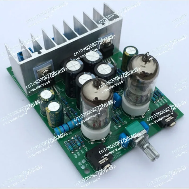 6J1 Tube Preamplifier Push LM1875T Small Amplifier Tube Amplifier Board Headphone Amplifier DIY Kit