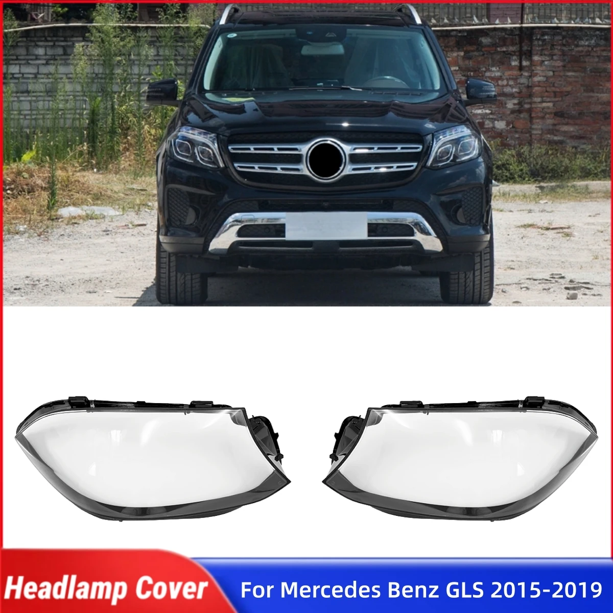 

For Mercedes Benz GLS GLS350 GLS450 2015 2016 2017 2018 2019 Car Interior Replacement Parts Lights Lens Shell Head Lampe Cover