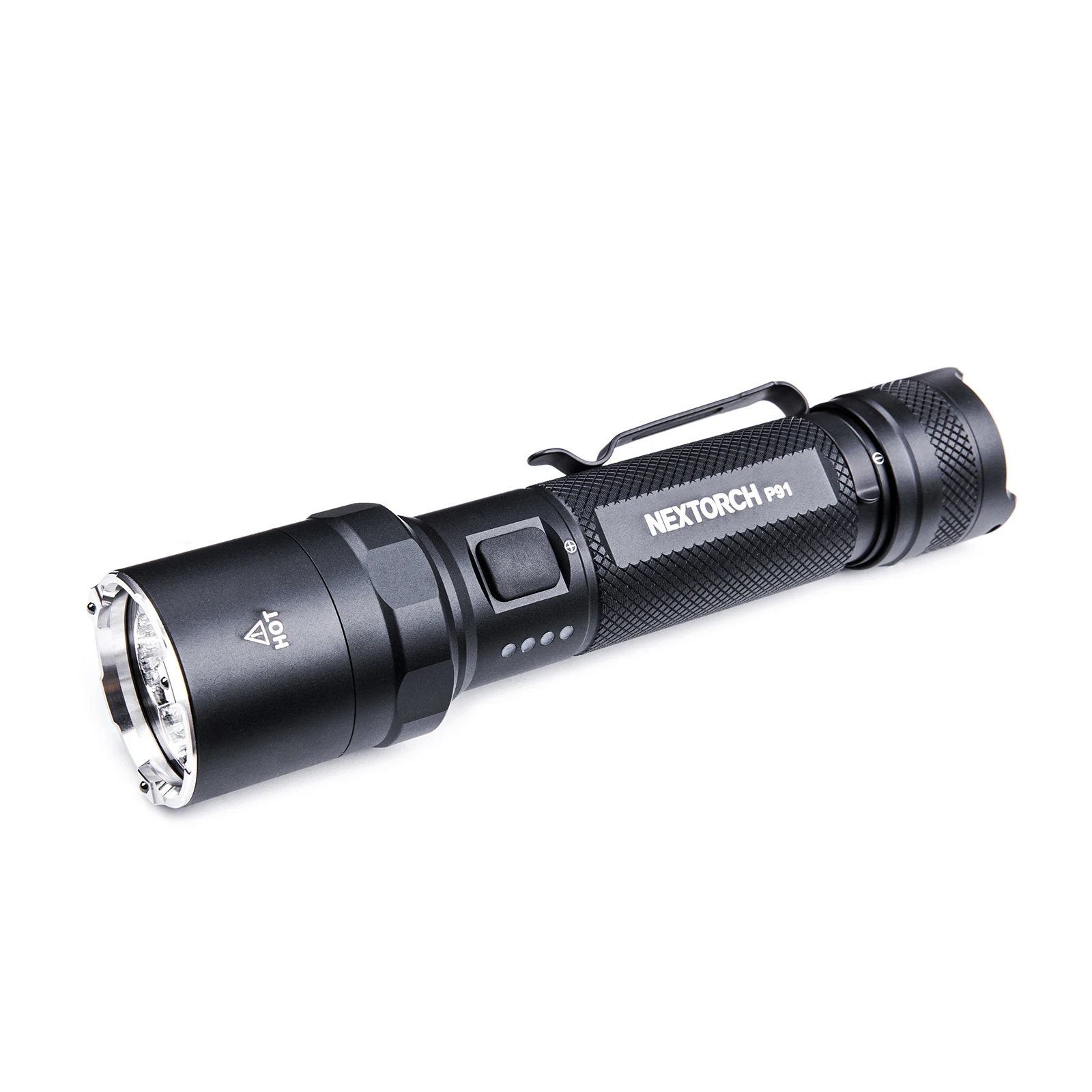 NEXTORCH P91 5000 lumen high brightness flashlight 4 LEDS Rechargeable tactical flashlight Built-in temperature control system