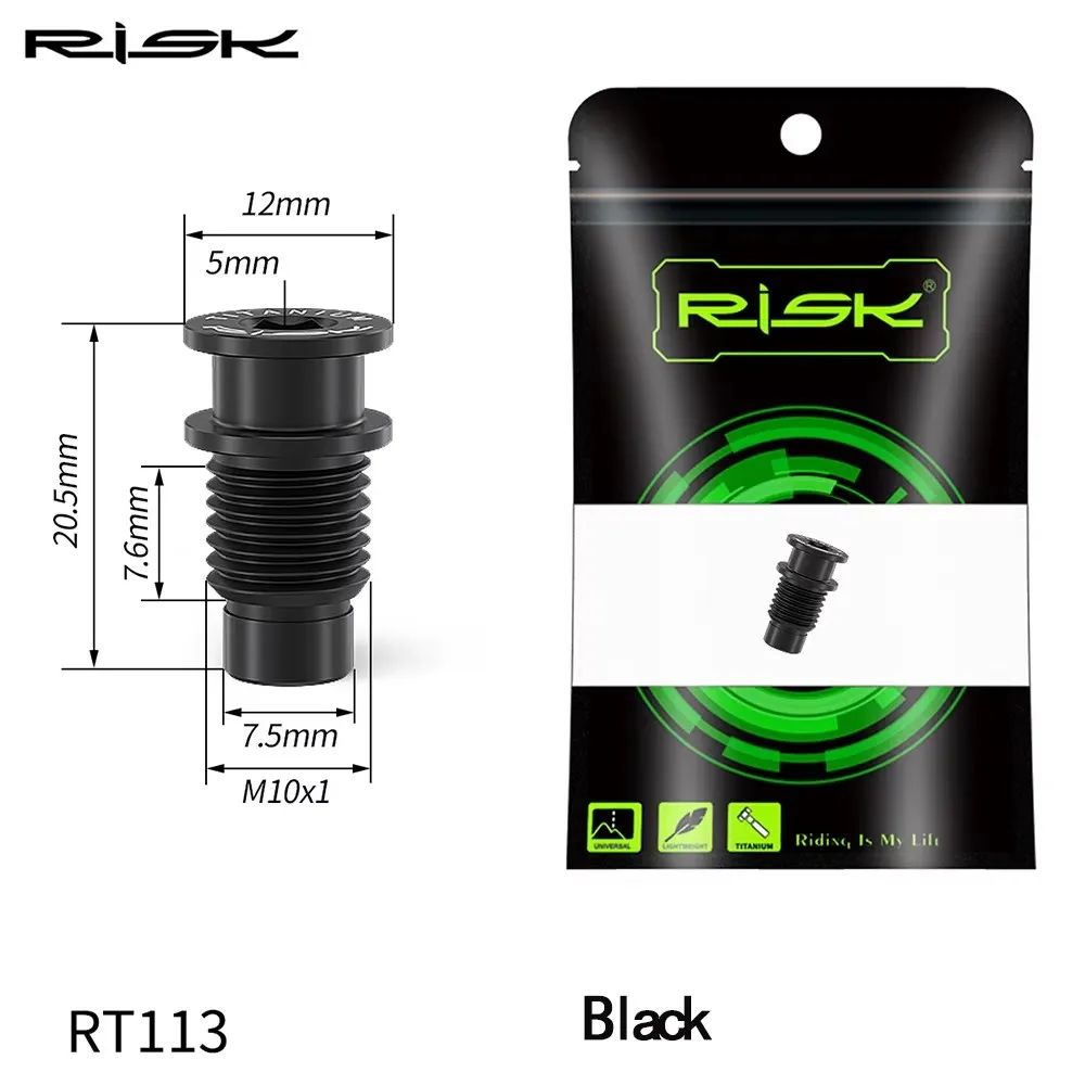 RISCHIO RT113 Bici Da Strada Della Bicicletta In Lega di Titanio R8000 Shift Deragliatore Posteriore Albero di Rotazione Bullone Vite di Fissaggio Leggero Cavo