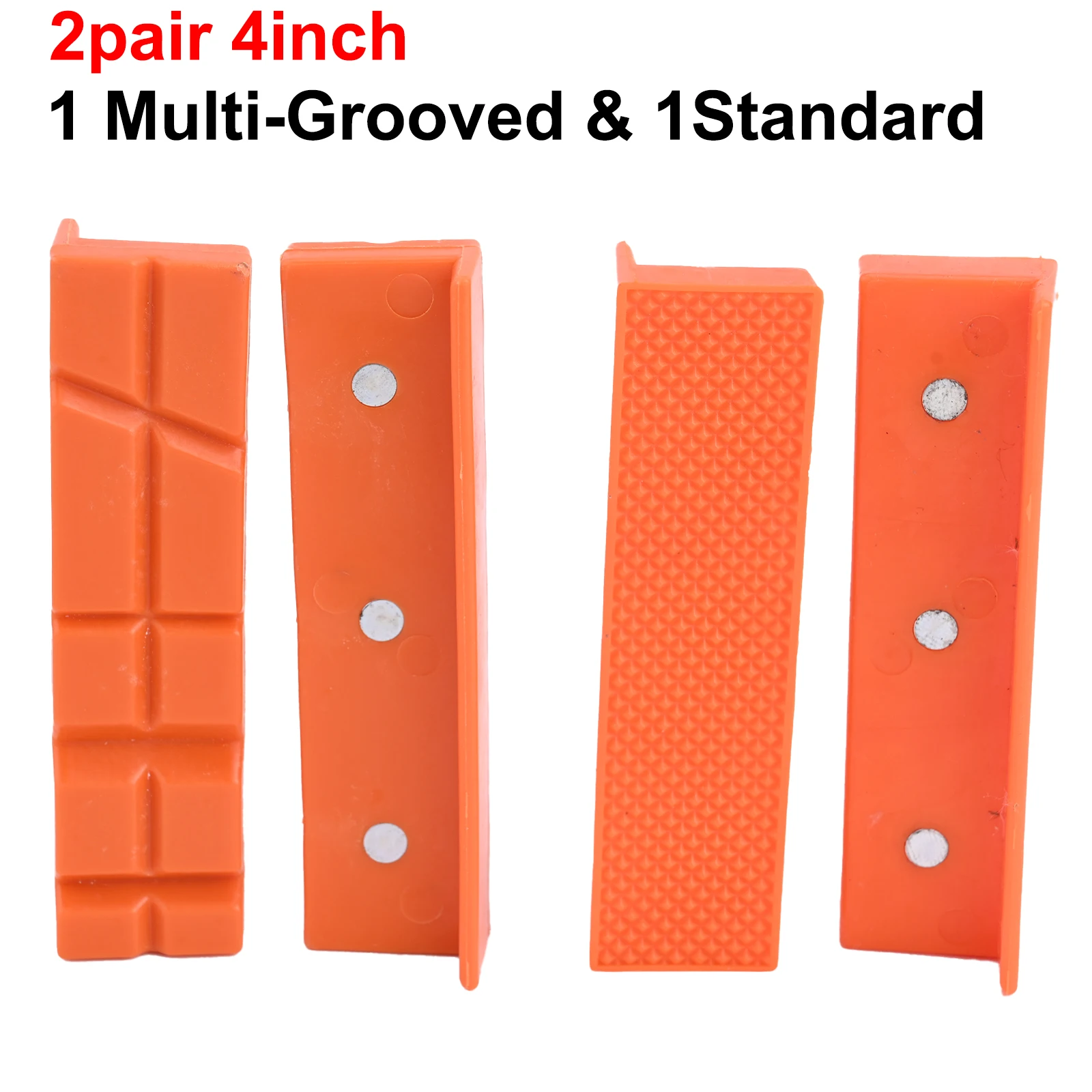 Jaw Pad Set for 4 5 6 Inch Vise Tools Compatible with Milling Machines and Drill Press Clamps for Secure Clamping view 5