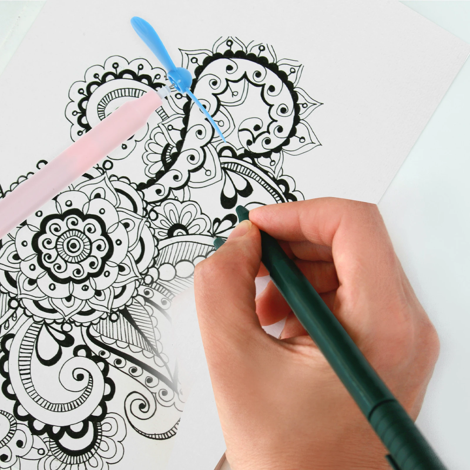 1 Set Electric Eraser Kit Portable Pencil Erasing Tool For Sketch Art Painting Study School Accessories Fan Head Quiet Operation