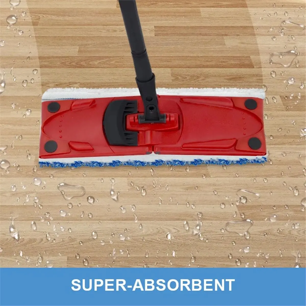 4pcs Mop Pad 14 Inch Ideal for UltraSpeed MicroLite for Smooth Surfaces Wet or Dry Use