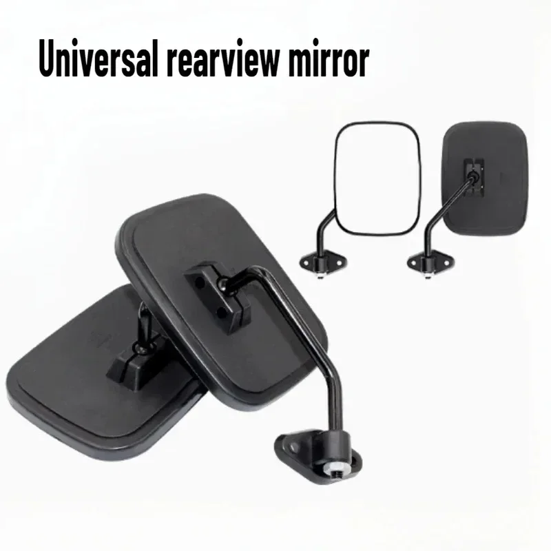 1 Pair Rearview Mirror for Enclosed Electric Tricycle Rotatable Adjustment 360 Degrees Universal Reverse