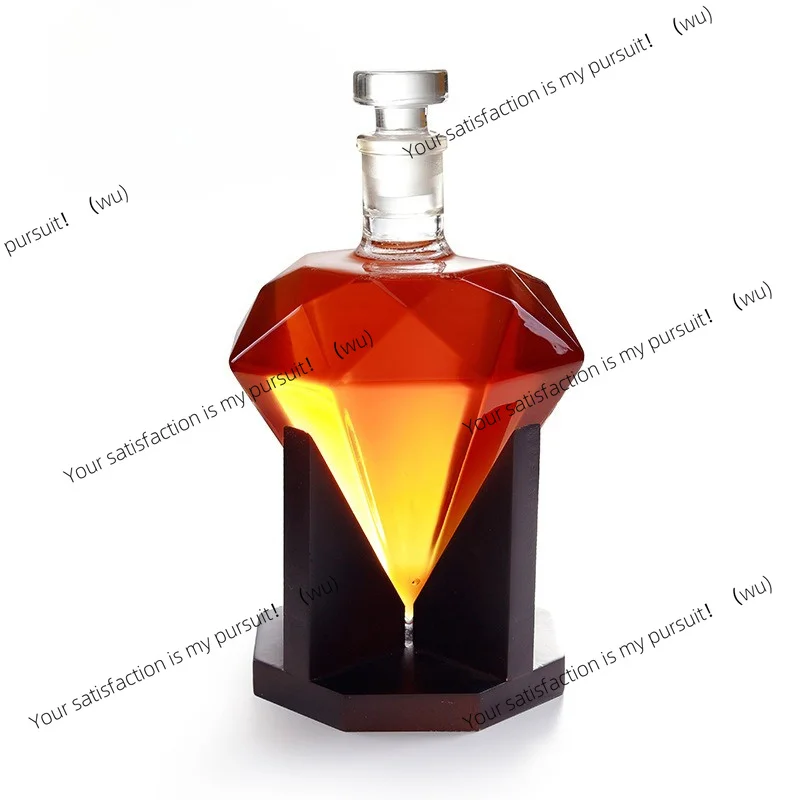 Suitable for whiskey set, diamond decanter, borosilicate glass dispenser, craft wine