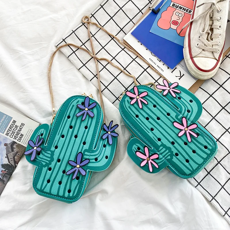 Cactus Shape Handbags Women Fashion Handbag Women Shoulder Bags Messenger Bags Female Crossbody Bags Bolsa Feminina