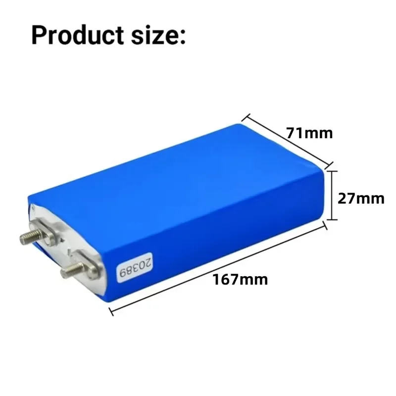 3.2V 25000mAh LiFePO4 Battery Cell Lithium Iron Phosphate Deep Cycles for DIY 12V 24V 36V 48V UPS Solar Power 25Ah