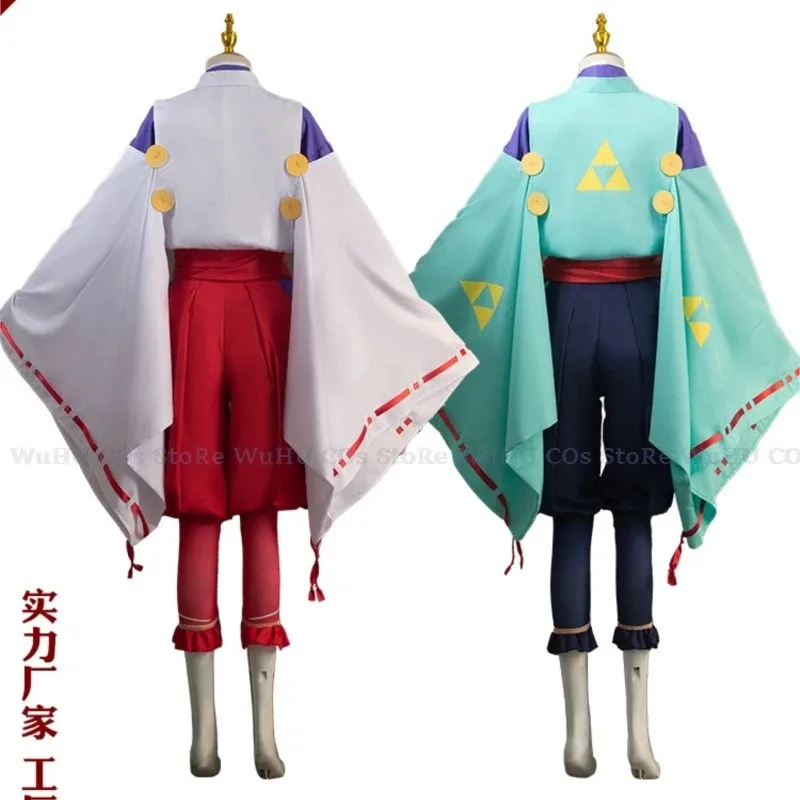 ss23 أنيمي الساموراي توكييوكي هوجو تأثيري حلي شعر مستعار موحدة Chojumaru Elusive Warriors حفلة الهالوين للنساء الرجال