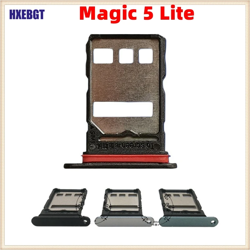 For Honor Magic 5 Lite Sim Tray Magic5 Lite Sim Card Tray Sim Holder Smartphone Replacement Parts