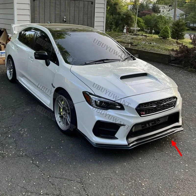 For Subaru WRX STi MK4 VA 2018-2021 Car Front Spoilers Improve Vehicle Stability Bumper Splitter Car Accessories