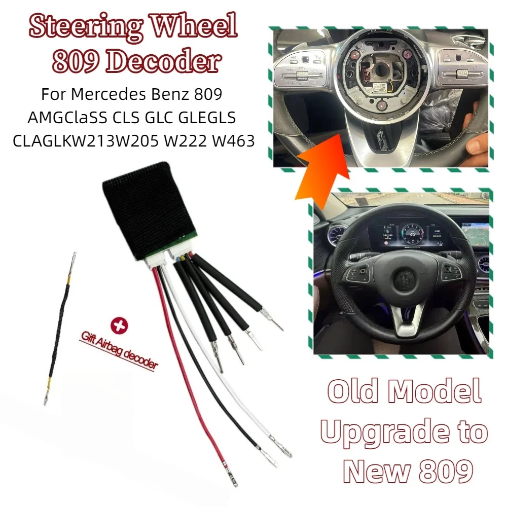 steering-wheel-adapter-old-to-809-for-mercedes-benz-809-amg-cls-glc-gle-gls-gla-a-b-c-e-s-g-v-w213-w205-w222-463-car-electronics