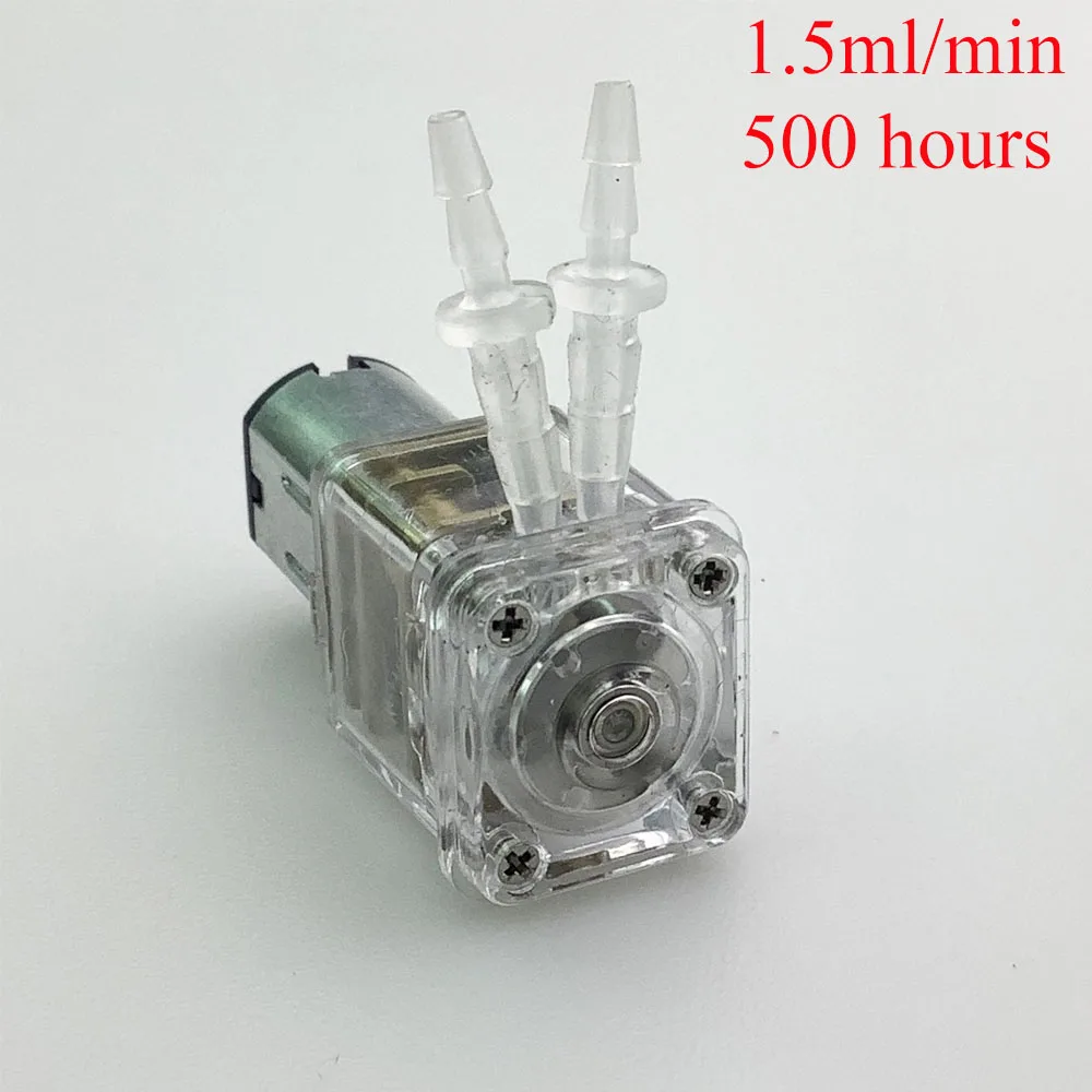 Peristaltic Pump Dosing Pump Water Pump Medical Pharmaceutical Beauty Apparatus Fluid Microflow  1~1.5ml/min