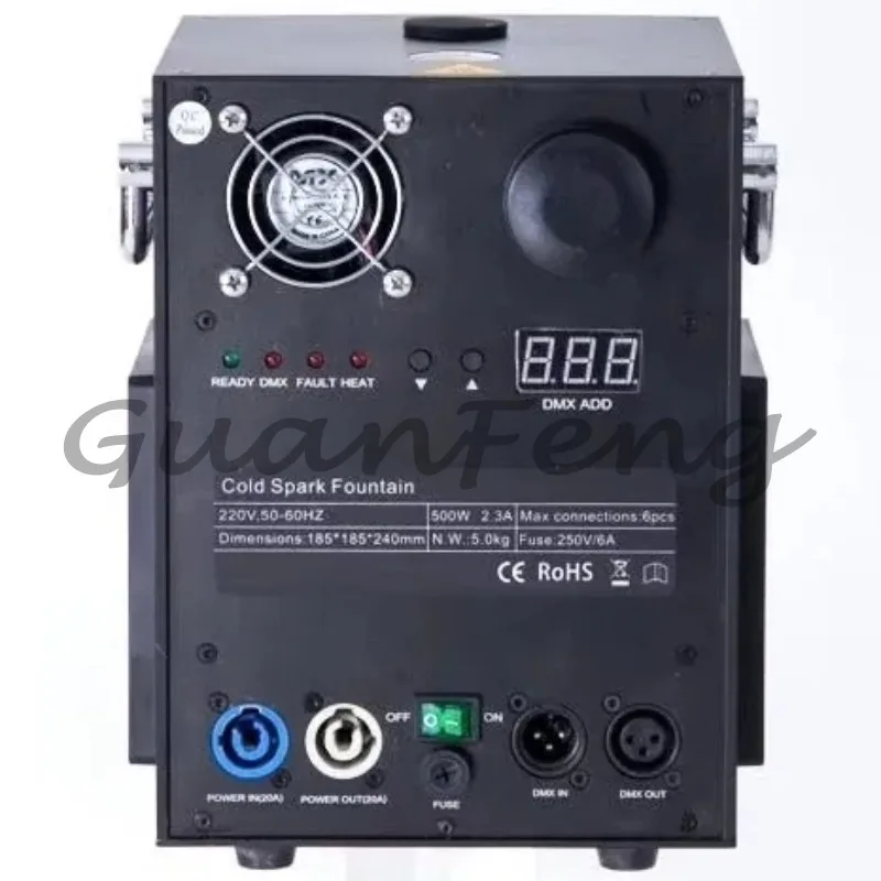650W Mini Cold Spark Machine Stage Indoor Smoke Making Cold Firing System for Wedding Party Club DJ Outdoor