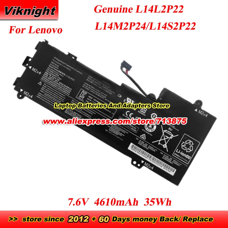 Genuine L14L2P22 Battery L14M2P23 L14M2P24 L14S2P22 for Lenovo U30-70 U30-80 U31-70 E31-70 E31-80 IdeaPad 510S-13IKB 510S-13ISK