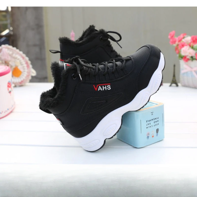 Women Shoes The New Thick Solecotton Shoes Winter Little White Shoes Warm Casual Sneakers Thick Sole Zapatos De Mujer