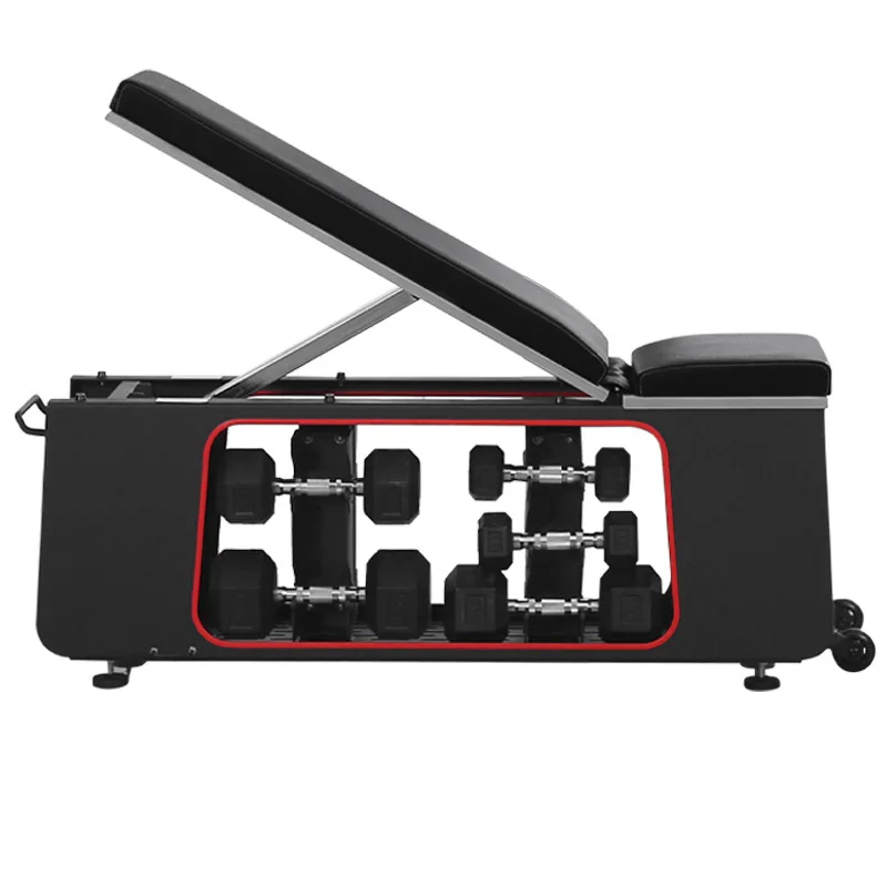 

Adjustable FitnessTraining Weight Bentch All in One Fitness Bench with Dumbbells Box