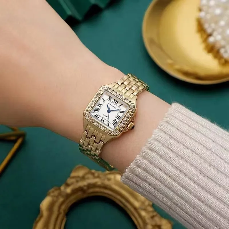 UTHAI W125 New Fashion Casual Women's Watch Waterproof Square Watch Retro Classic Women's Watch Fashion Quartz Watch view 5