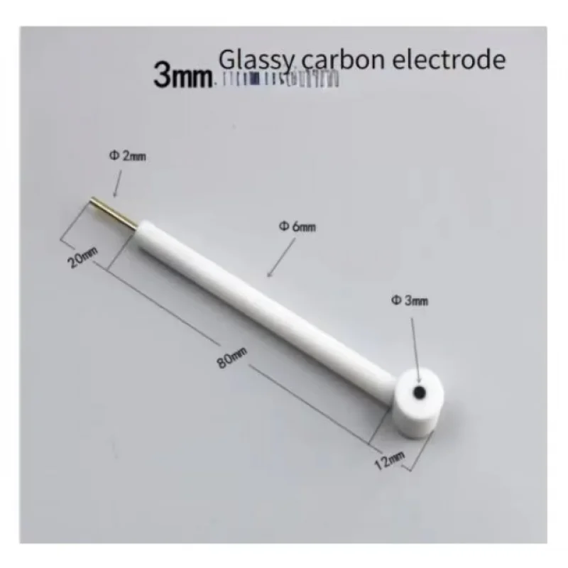 Promotion L-shaped Glassy Carbon Electrode 3mm/4mm/5mm Imported Electrochemical Working Electrode