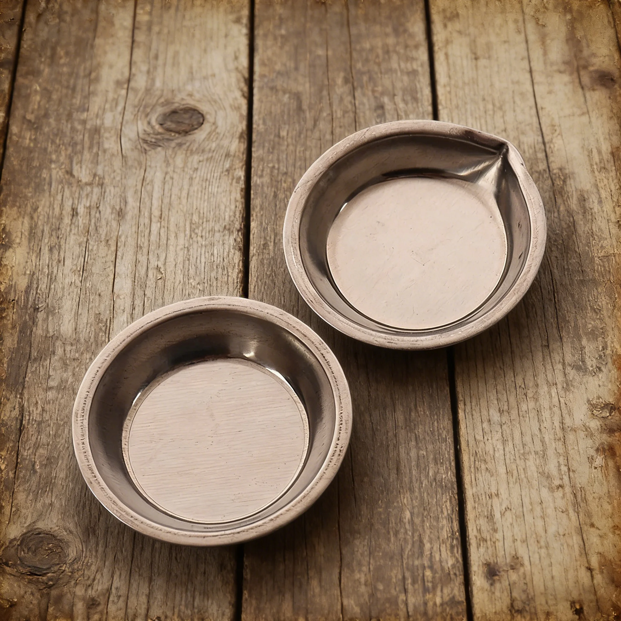 

Набор миниатюрных металлических емкостей для смешивания красок – 6 шт. металлических палитр для моделистов Gundam