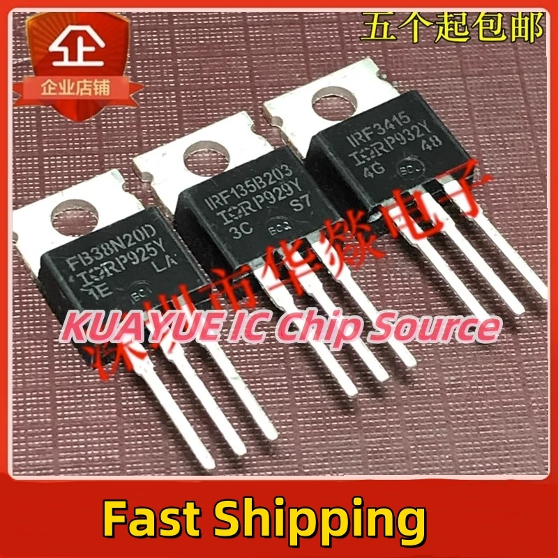 10PCS-30PCS  IRFB38N20D   IRF135B203   IRF3415   TO-220   Imported Original NEW Best Quality