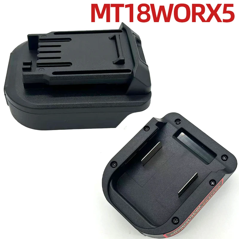For WORX(green) Tool 5 Pin (large Foot) Cordless Tool Conversion Adapter MT18WORX for Makita BL Series 18V Lithium-Ion Batteries