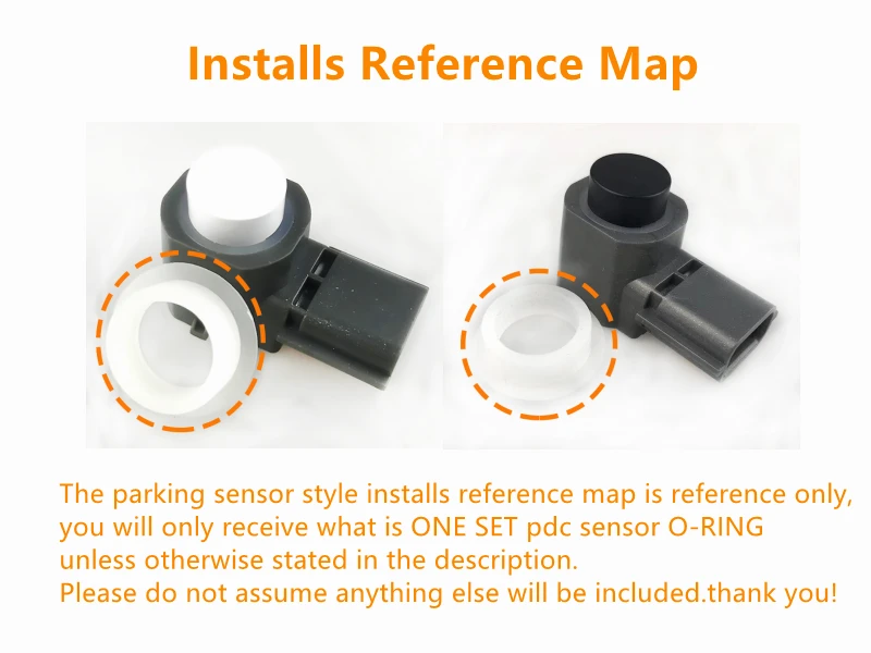 28438-4GA6C 28438-4GA1A EM2T-15K859-AAW 284381A61C 28438-1A61C Parking Sensor O-Ring For Infiniti Q50 Q60 QX60 QX50 QX80