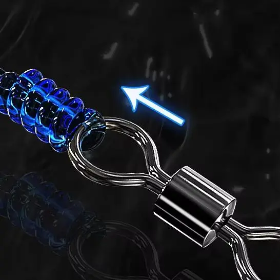 الصيد قطب 10 قطع الصلبة موصل الكرة تحمل المفاجئة الصيد يدور المتداول الفولاذ المقاوم للصدأ الخرز