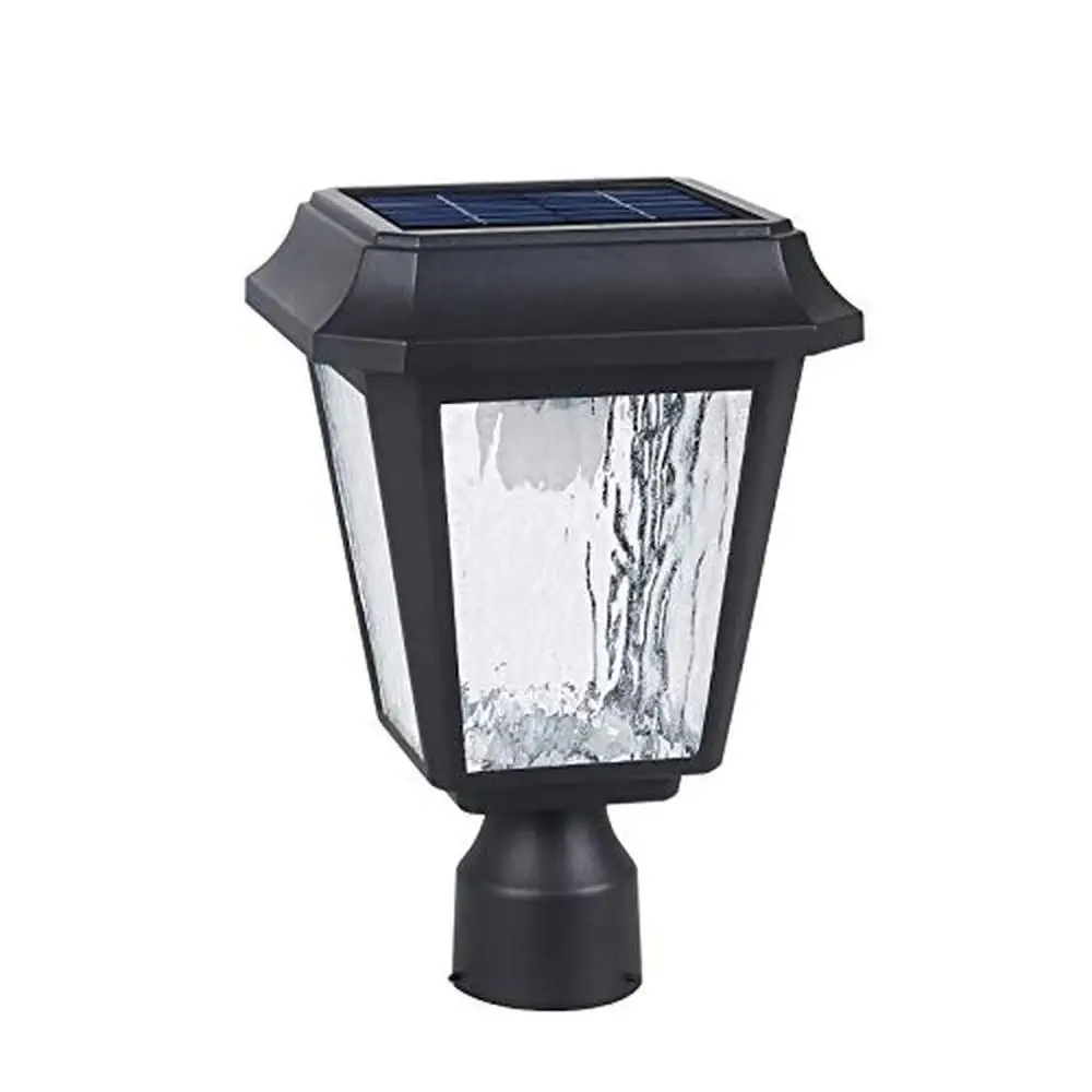 

Solar Lamp Post Lights Outdoor Garden Fence Lighting Die-Casting Aluminum 3-inch Post Fitter Base Waterproof Auto On/Off White