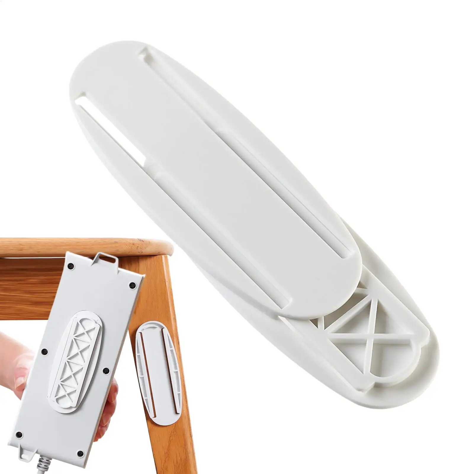 1PC Self-Adhesive Socket Fixer Wall Hanging Power Strip Holder Fixator Plug-in Wall-Mounted Fixer  Household Organizer Rack