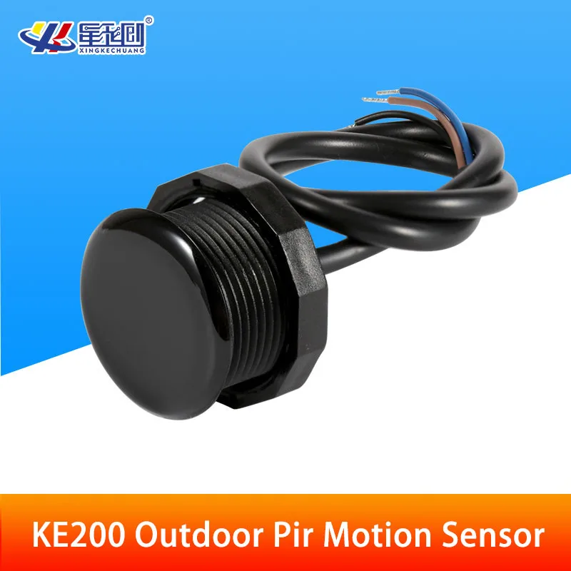 KE200 DC 5v-24v Pir Sensor de movimiento, difusor infrarrojo, Sensor de proximidad reflectante para uso en exteriores