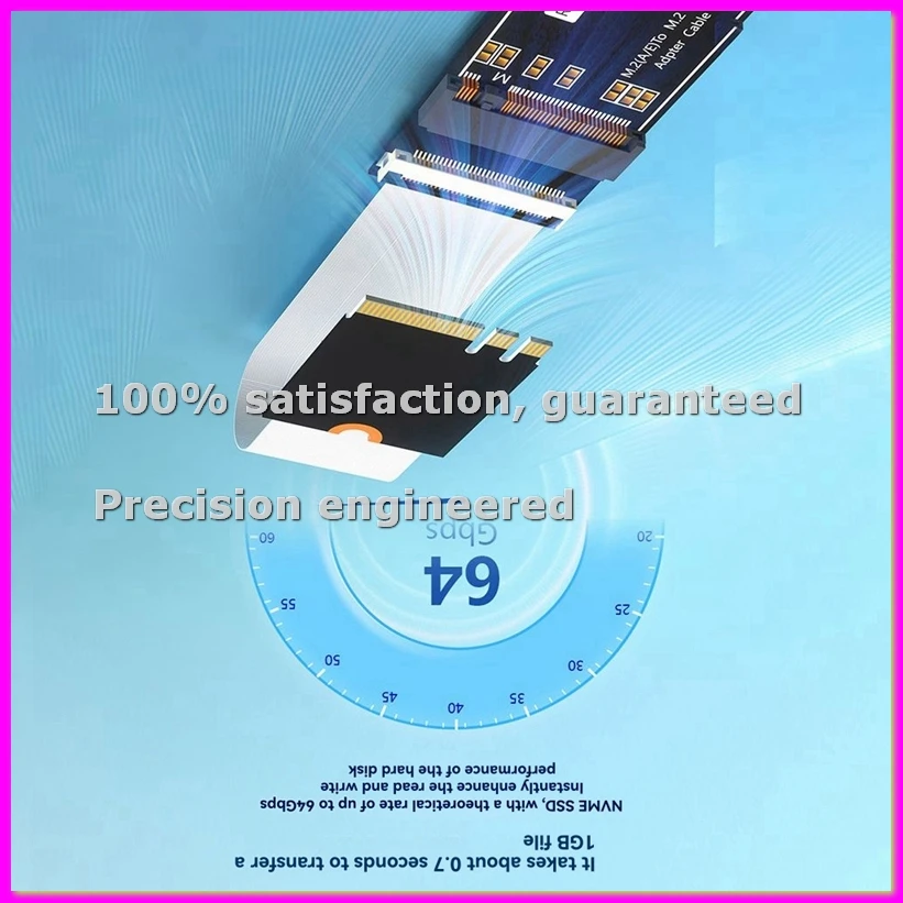 

M. 2 Key M to Key A+E Interface Connection Extension Cable Nvme Adapter Card-ABVP