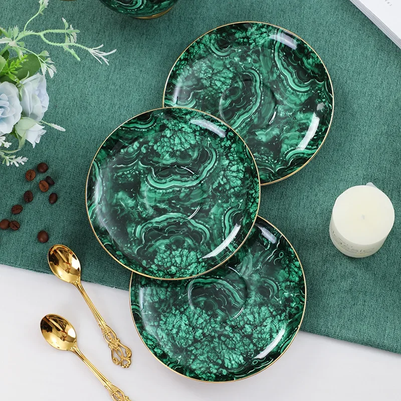 Nordic Luxury Bone China Coffee Cup Set Porcelain Tea Set Advanced Cup Ceramic Mug Sugar Bowl Creamer Teapot Coffeepot Drinkware