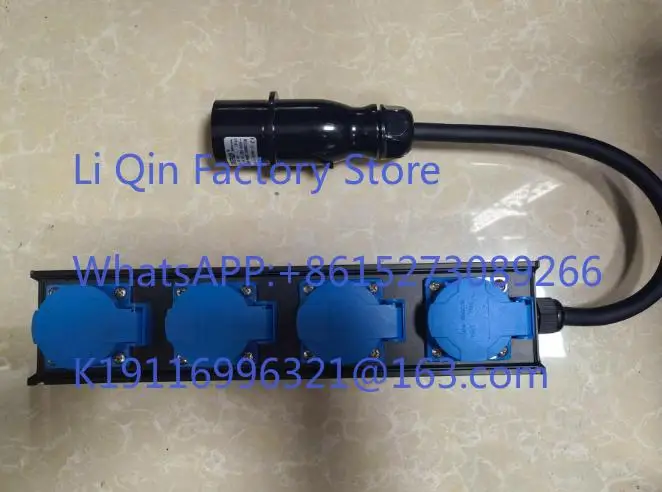 4-way socket power junction box, Fuge stage lighting and sound distribution box, wedding power control box, wiring board