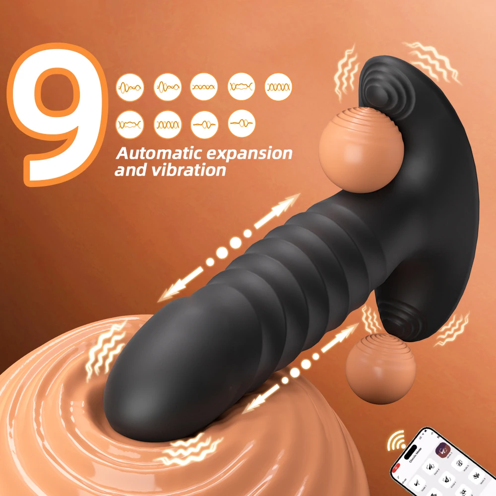 ألعاب الجنس الكبار Thrusting الشرج هزاز النساء اللاسلكية بعقب المكونات للرجال جهاز تدليك للبروستاتا الحمار الشرج دسار بوتيسد السلع الكبار