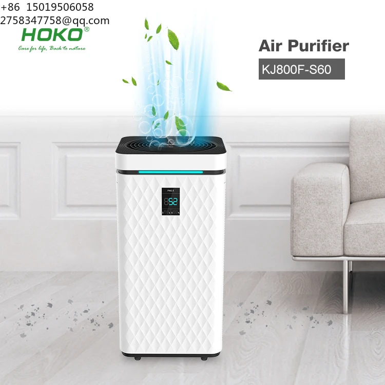 HOKO Smart Home KJ800 HEPA H14 H11 H13 Air Purifier Wifi Air Purifier With HEPA Filter Activated Carbon Filter Air Purifier
