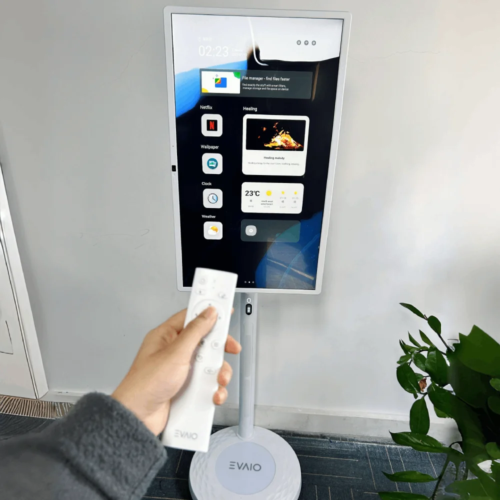 

Горячая распродажа: 32-дюймовый смарт-телевизор Android с интерактивным экраном, встроенным аккумулятором 12000 мАч, USB, Wi-Fi, HDMI и подвижной подставкой, HD сенсорный ЖК-дисплей