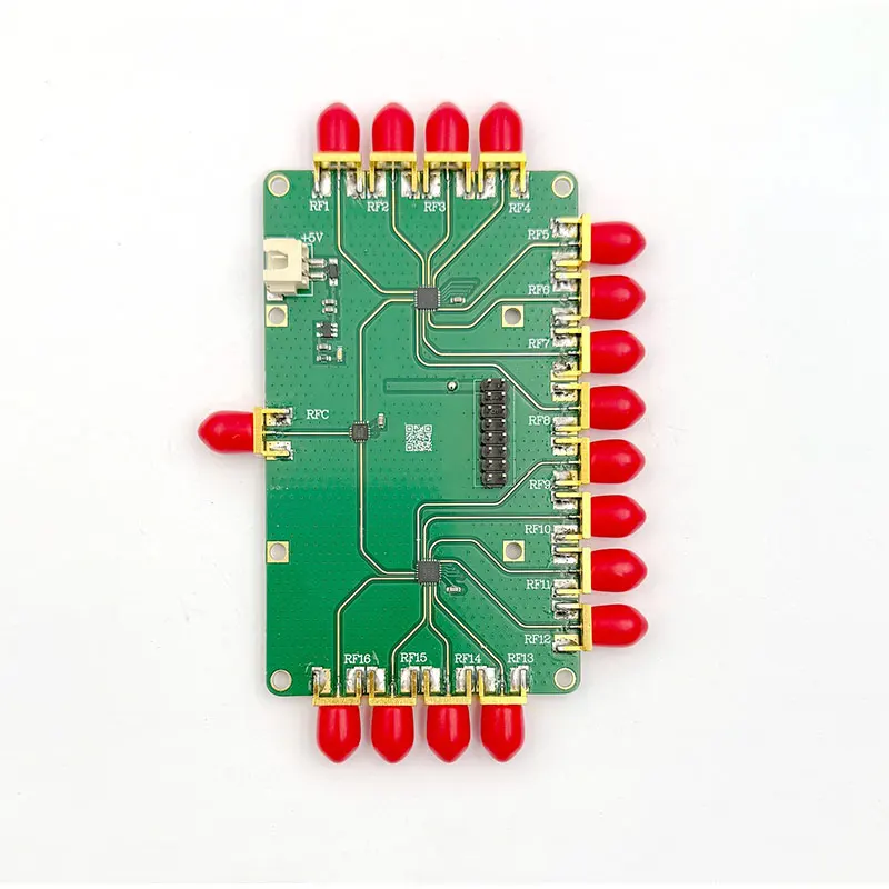 1kHz-8GHz Single-Pole 16-Throw RF Switch Core Board 1W Low Insertion Loss Electronic Switch