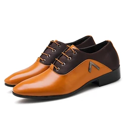 Men's Spring and Autumn Season Comfortable and Breathable Fashion Business Casual Dress Leather Shoes