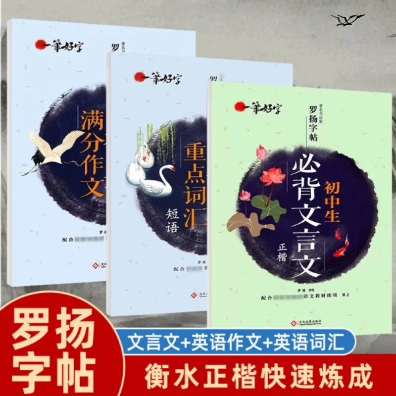 

Хороший почерк, английская тренировочная каллиграфия в стиле Hengshui для учащихся средних школ, полнокачечная английская эссельная каллиграфия