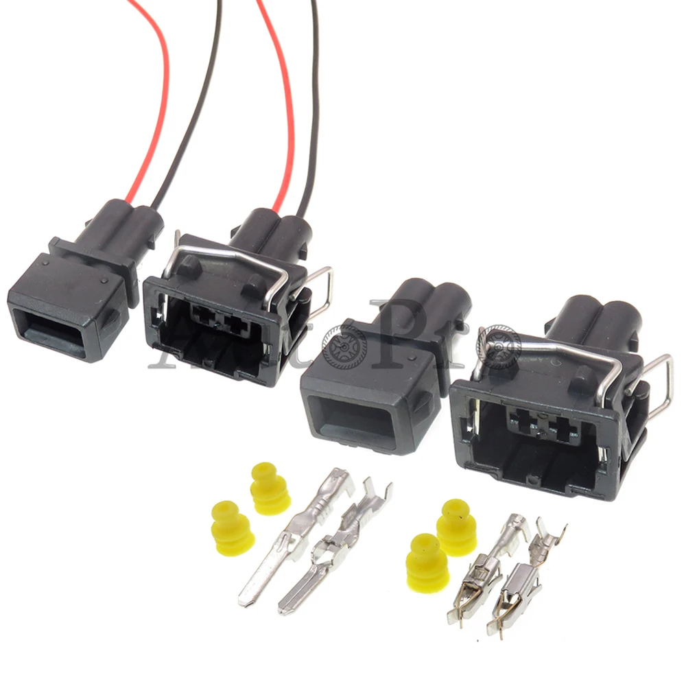 1 set 2 gaten auto draad adapter 357972762 357972752 auto mistlamp mannelijke vrouwelijke docking socket auto accessoires