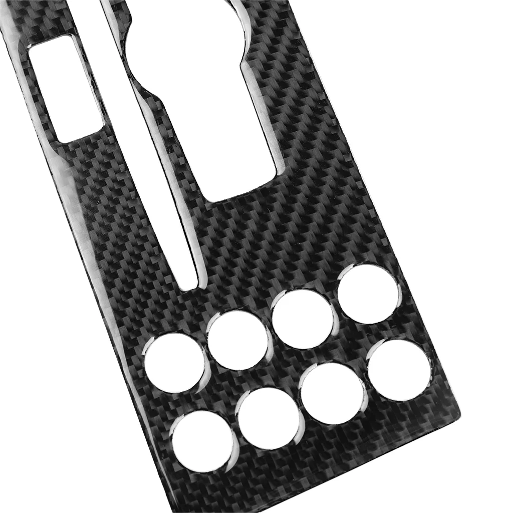 For Mercedes-Benz C-Class W204 2007-2013 Modified Carbon Fiber Center Console Interior Piano Black Accessories Stickers view 4
