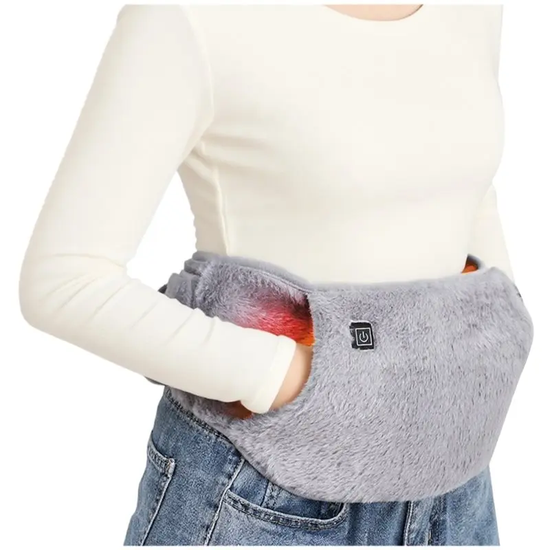 

B51CNEW! USB Portable Hand Warmer Rechargeable Plush Reusable Electric Foot Heater For Home Winter Hand Feet Abdomen Keep Warm