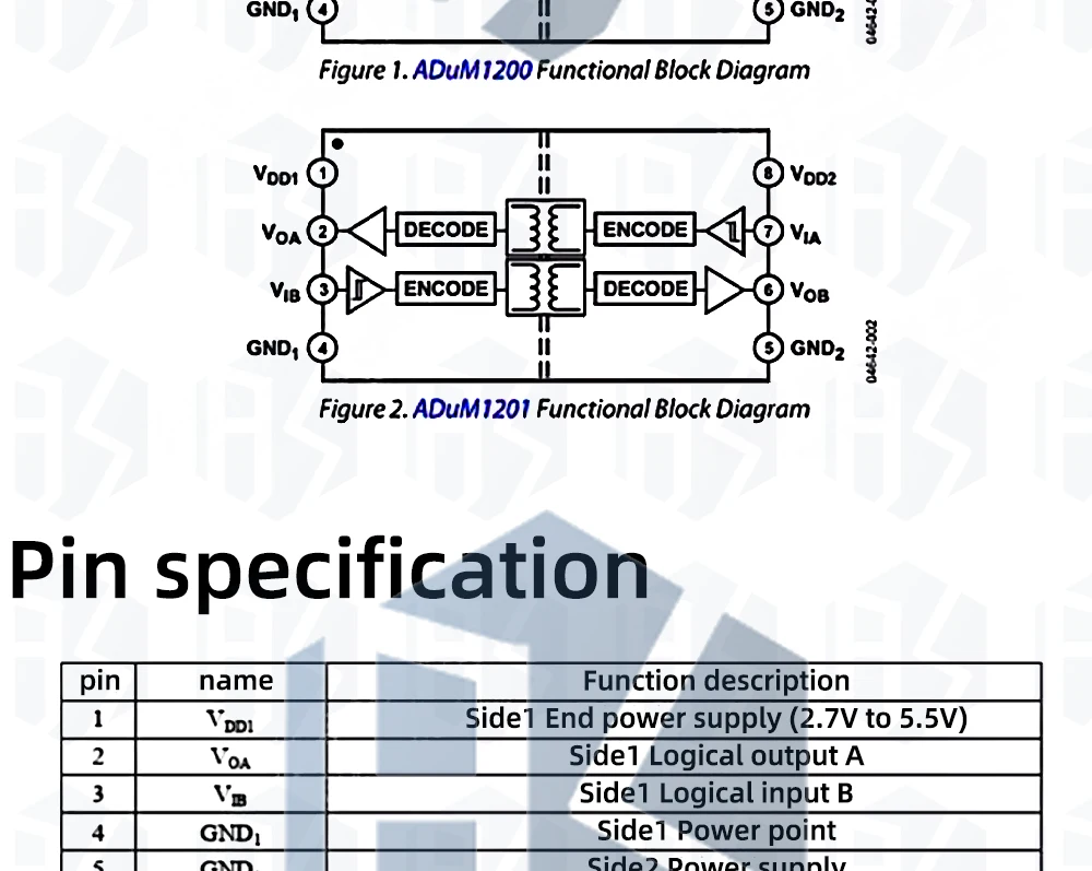 Der magnetische Isolator MCU1201 ADUM-1201 ADUM1201ARZ ersetzt den Fotokoppler für Arduino – Detail 28