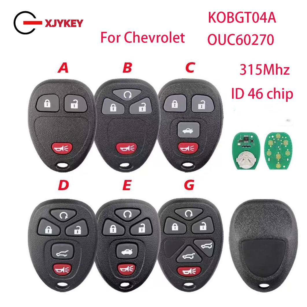 

Для Chevrolet Buick Cadillac Avalanche Tahoe Traverse GMC Acadia Yukon Saturn Outlook 315 МГц удаленный ключ автомобиля OUC60270/KOBGT04A