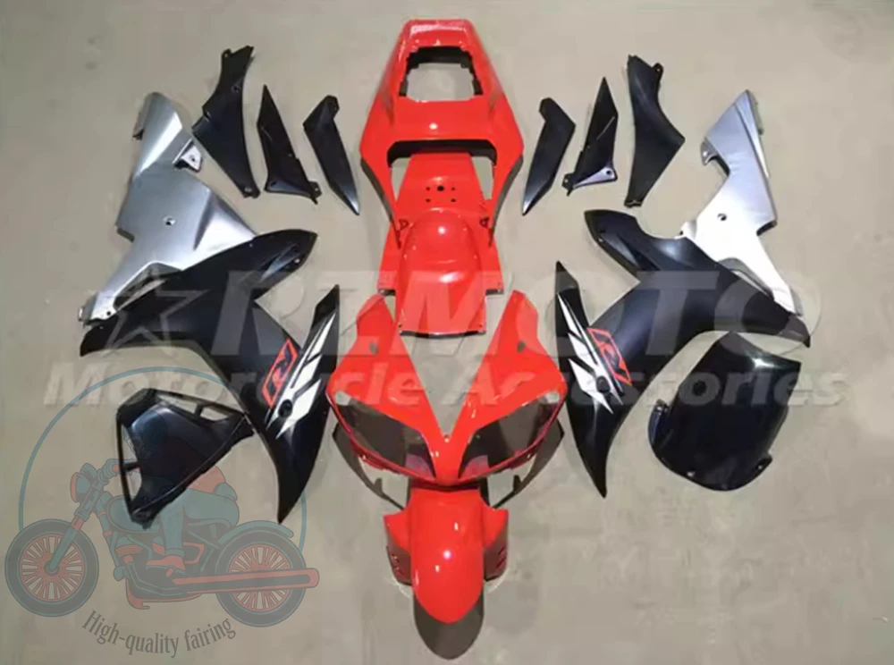 High quality New ABS Full Fairings Kit Fit for YAMAHA R1 2002 2003 02 03 Bodywork Set Custom Red Silver Black
