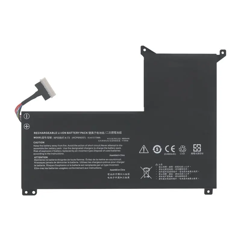 NP50BAT-4-73 Laptop Battery For TX8R7 TX8R9 TX9R7 TX9R9 For X15AT X17AT 2023 XMG Focus 17 (E23)