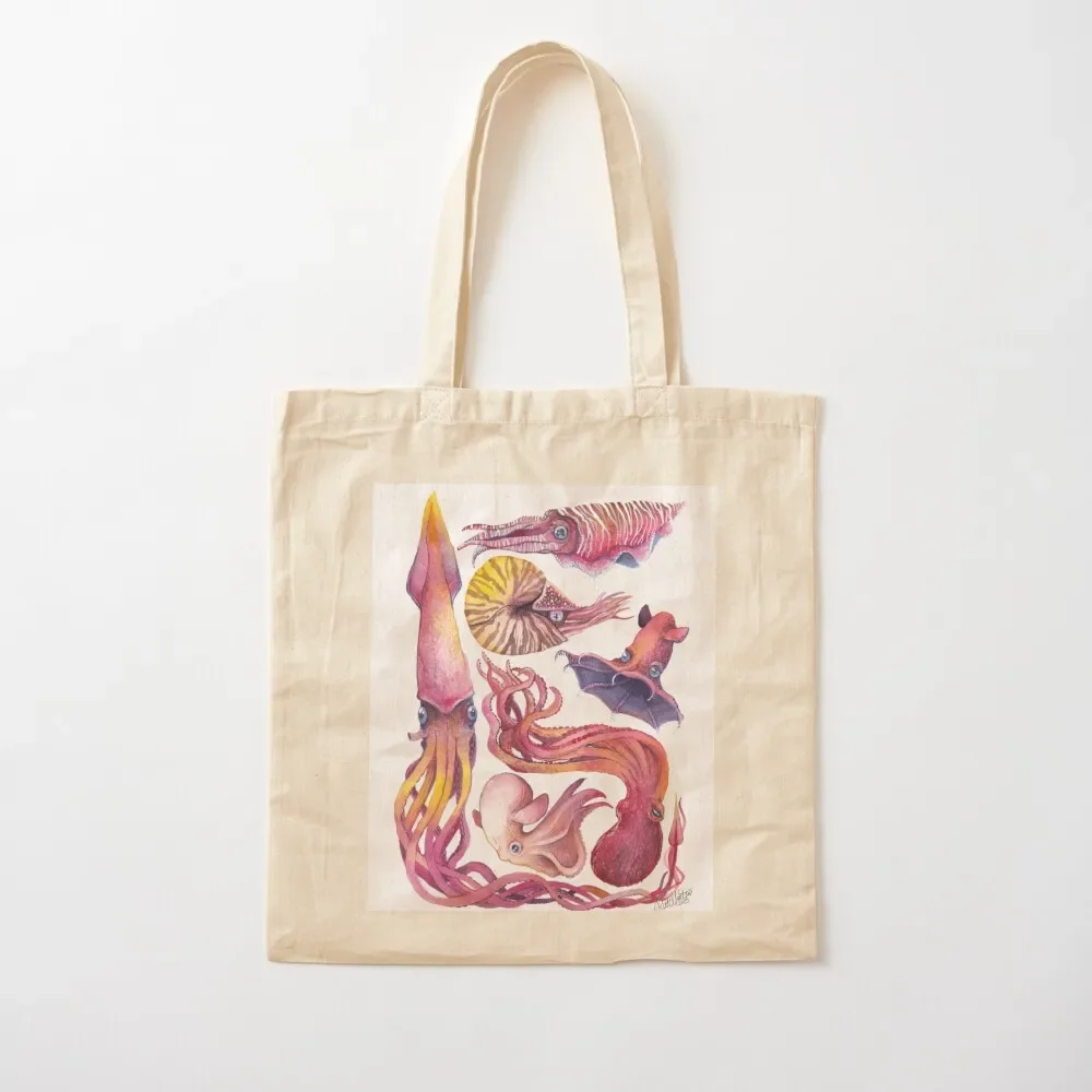 

Cephalopods Tote Bag hand bags canvas tote large tote bag Bag