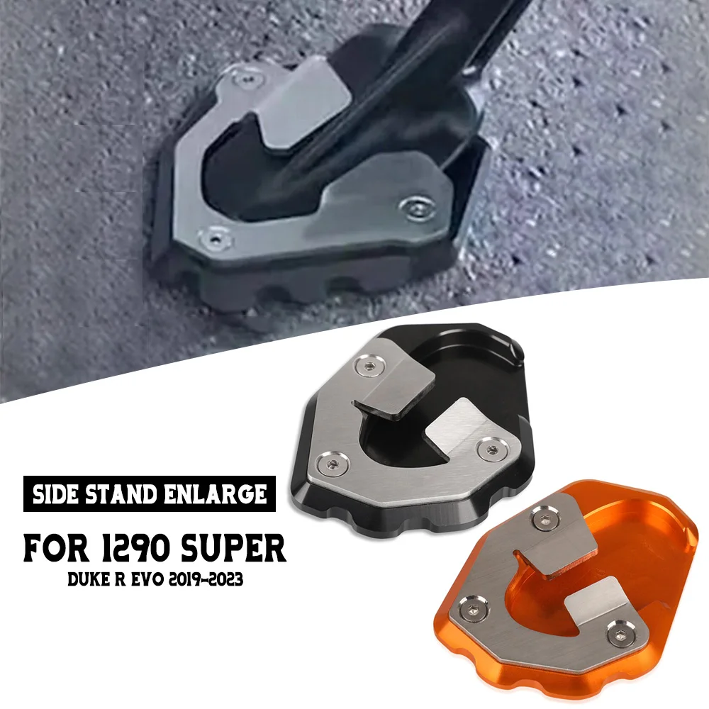 

For 1290 Super Duke R Evo 2019 2020 2021 2022 2023 Motorcycle Kickstand Foot Side Stand Extension Pad Support Plate Enlarge