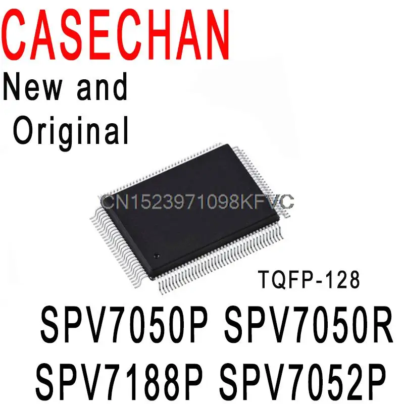 1PCS New and Original SPV7050  SPV7188 TQFP-128 LCD TV Decoder Chip New In Stock  SPV7050P SPV7050R SPV7188P SPV7052P